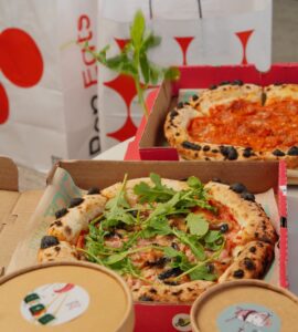 pizza in box