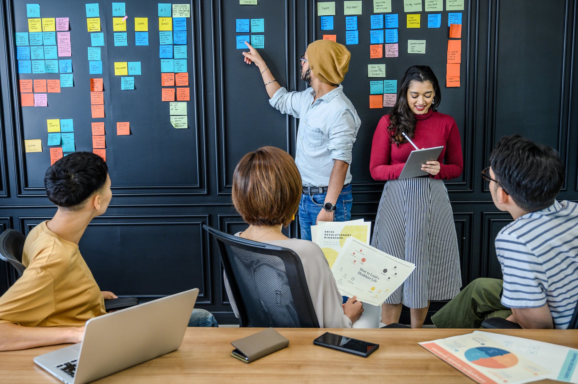 people having a meeting