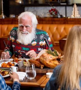 photo of family eating