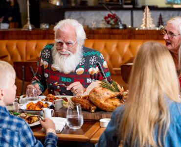 photo of family eating